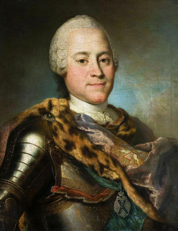 Heinrich Graf von Brühl, Gemälde von Louis de Silvestre, nach 1736 (Wikimedia/Nationalmuseum Warschau)